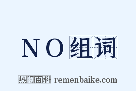NO组词是什么意思的图片